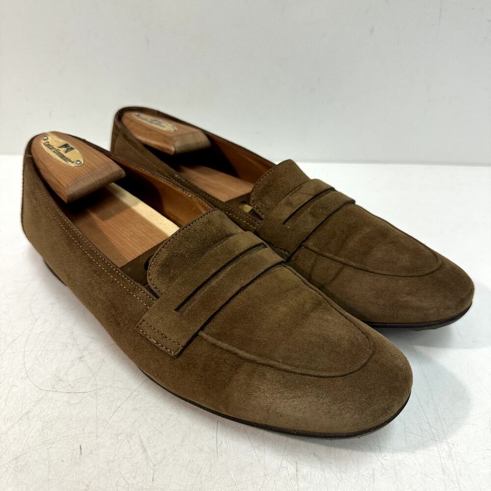 VERY GOOD Paul Green Munchen Snuff Suede Penny Loafer Made in Austria UK 7 US 8 - Picture 2 of 10